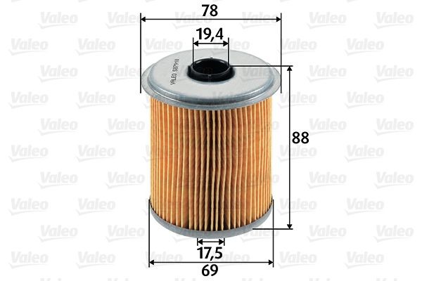 VALEO 587910 Fuel filter 7701204497