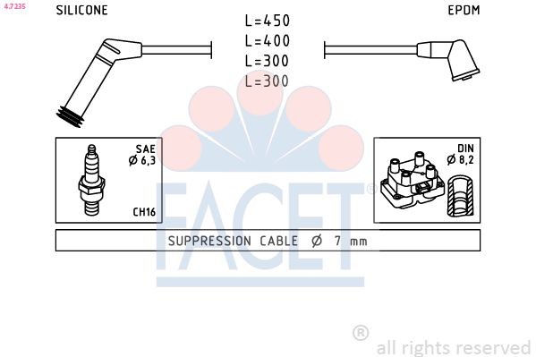 7.0659 FACET Sensor, Öldruck für MAGIRUS-DEUTZ online bestellen