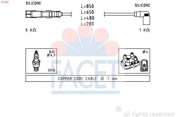 FACET 7.0659 Sensor, Öldruck für SCANIA 4 - series LKW in Original Qualität