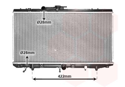 VAN WEZEL 53002151 Engine radiator 16400-11310