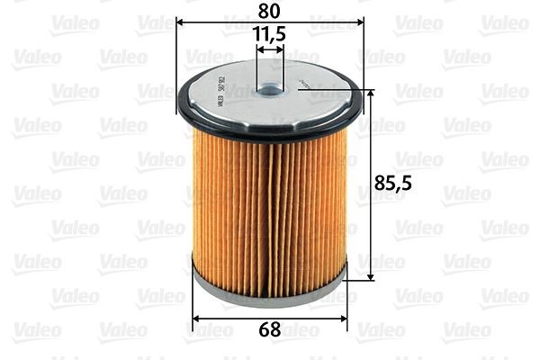 VALEO 587912 Fuel filter 190654