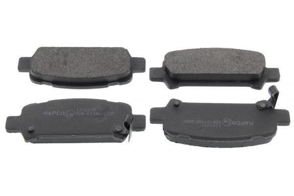 MAPCO Rear Axle Height: 41,5mm, Width: 108,4mm, Thickness: 14,5mm Brake pads 6874 buy