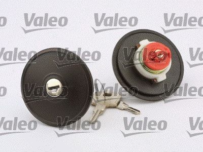 Petrol cap VALEO with key, black - 247502