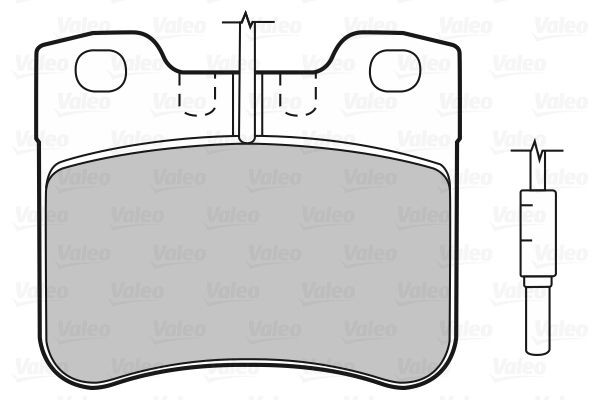 VALEO Brake pad kit 598030