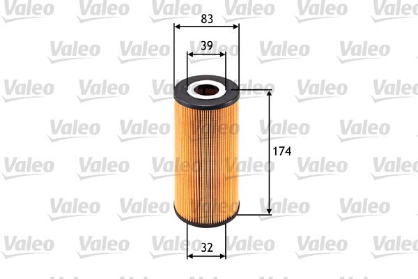 VALEO Filter Insert Inner Diameter: 37mm, Inner Diameter 2: 37, 32mm, Ø: 83mm, Height: 175mm Oil filters 586522 buy