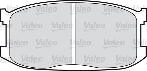 VALEO Front Axle, excl. wear warning contact Height: 45,3mm, Width: 95mm, Thickness: 14,3mm Brake pads 598612 buy