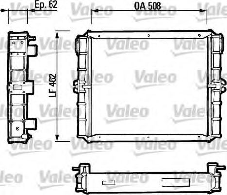 VALEO 816651 Kühler, Motorkühlung für IVECO Zeta LKW in Original Qualität