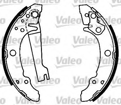 Great value for money - VALEO Brake Set, drum brakes 553600