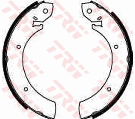 original Renault Trafic Campervan Brake shoes front and rear TRW GS6250