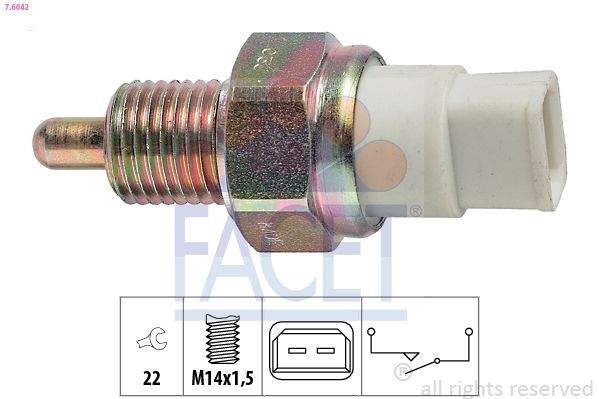 EPS 1.880.249 FACET Opening Temperature: 75°C, Made in Italy - OE Equivalent Thermostat, coolant 7.8249 buy