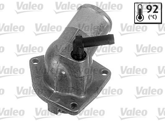 VALEO Opening Temperature: 92°C, with gaskets/seals, with housing Thermostat, coolant 820593 buy