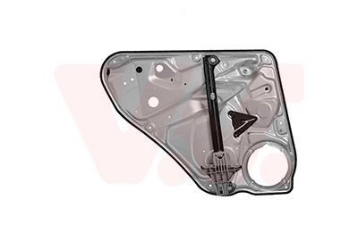 VAN WEZEL 5836268 Window regulator Right Rear, Operating Mode: Electric, with bolted-on plate, without electric motor