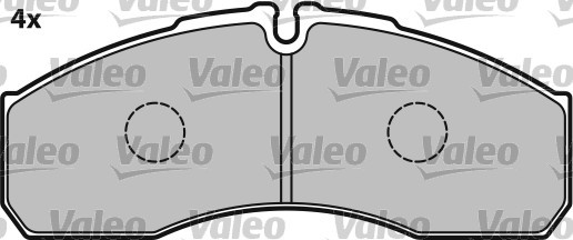 Iveco Daily Disk brake pads 7165806 VALEO 541663 online buy