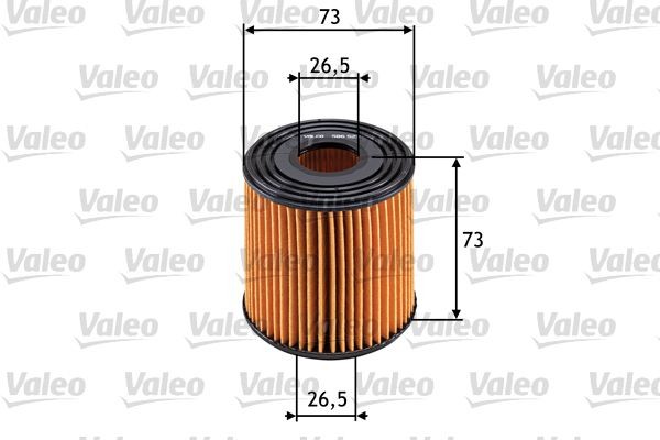 VALEO 586523 Oil filter Filter Insert