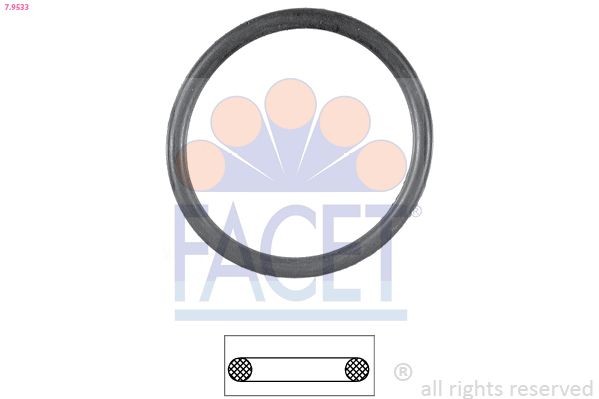 EPS 1.890.533 FACET Made in Italy - OE Equivalent Gasket, thermostat 7.9533 buy