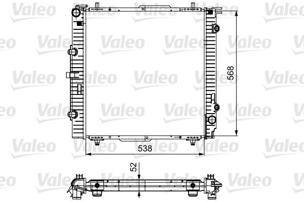 Great value for money - VALEO Engine radiator 732459