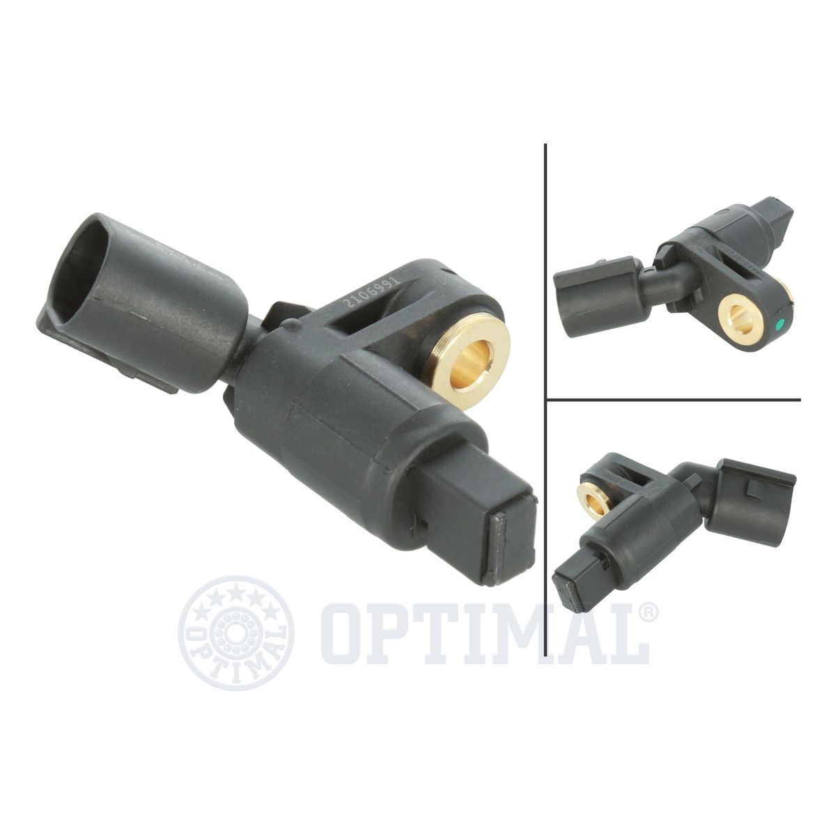 OPTIMAL 06-S043 ABS sensor without cable, Passive sensor, 27,7mm
