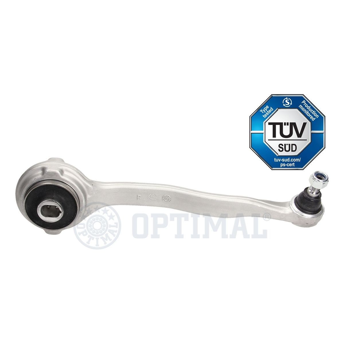 F8-5285 OPTIMAL with rubber mount, Right, Lower, Front, Front Axle, Control Arm, Aluminium Control arm G5-692 buy