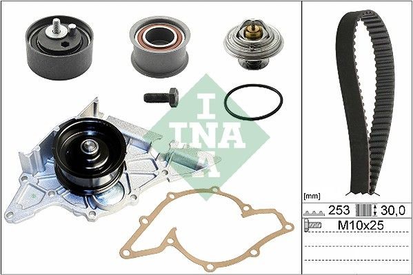INA 530017831 Water pump and timing belt kit 078109243 R