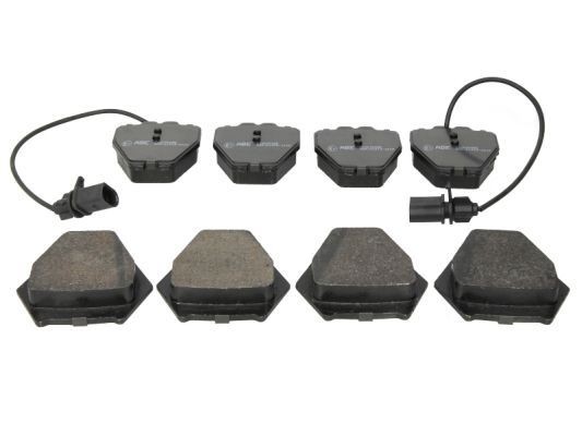 ABE Front Axle, not prepared for wear indicator Height 1: 74,7mm, Height 2: 75,6mm, Height: 75,6mm, Width 1: 63,5mm, Width 2 [mm]: 77,2mm, Width: 77,2mm, Thickness: 18mm Brake pads C1A050ABE buy