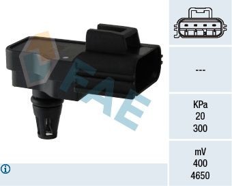Peugeot BOXER Intake manifold pressure sensor FAE 15098 cheap