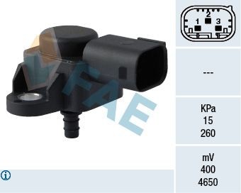 FAE 15074 Sensor, boost pressure 0016146V001