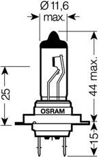64210NBU-02B OSRAM Glühlampe, Fernscheinwerfer MULTICAR Fumo