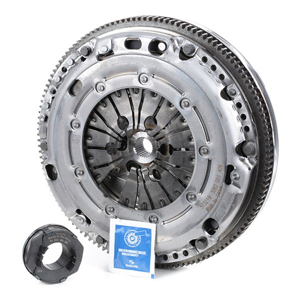 SACHS 2290601050 Clutch replacement kit with clutch pressure plate, with dual-mass flywheel, with flywheel screws, with pressure plate screws, with clutch disc, with clutch release bearing, 228mm