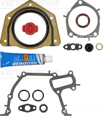 REINZ with crankshaft seal, with integrated shaft seal, without oil sump gasket Gasket set, crank case 08-36278-03 buy