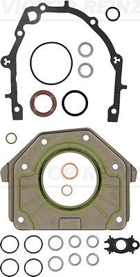 REINZ with crankshaft seal, with integrated shaft seal, without oil sump gasket Gasket set, crank case 08-37462-01 buy