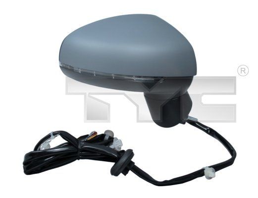 TYC Right, primed, for electric mirror adjustment, Convex, Heatable Side mirror 302-0097 buy
