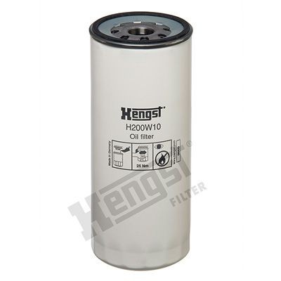 HENGST FILTER H200W10 Oil filter 1 1/8-16 U, Spin-on Filter