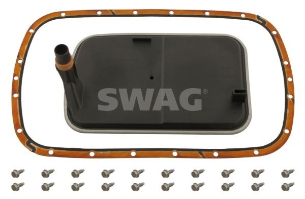 SWAG 20 93 0849 Hydraulic Filter Set, automatic transmission with seal, with bolts/screws