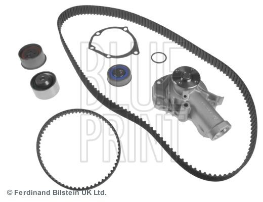 Mitsubishi LANCER Water pump and timing belt kit BLUE PRINT ADC47344 cheap