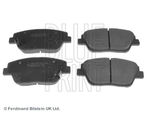 BLUE PRINT ADG042133 Brake pad set Front Axle, with acoustic wear warning