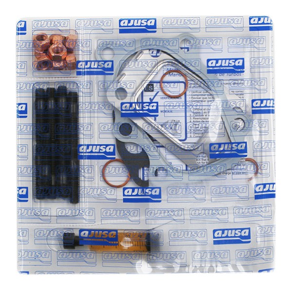Exhaust mounting kit AJUSA with studs, syringe with oil, with gaskets/seals - JTC11312