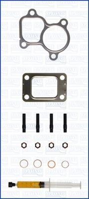 JTC11326 AJUSA Turbocharger gasket MITSUBISHI with studs, syringe with oil, with gaskets/seals