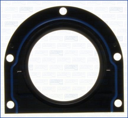AJUSA 71002100 Crankshaft seal FKM (fluorocarbon rubber)