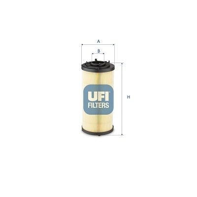 UFI Particulate Filter, 130 mm x 120 mm x 20 mm Width: 120mm, Height: 20mm, Length: 130mm Cabin filter 53.003.00 buy