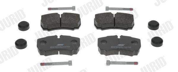 JURID 2912309560 Brake pad set prepared for wear indicator