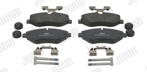 29229 JURID prepared for wear indicator, with accessories Height 1: 67,1mm, Height: 67,1mm, Width: 163,3mm, Thickness: 20,7mm Brake pads 2922909560 buy