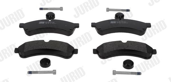29231 JURID prepared for wear indicator Height 1: 64,2mm, Height: 64,2mm, Width: 184,2mm, Thickness: 22,7mm Brake pads 2923109560 buy