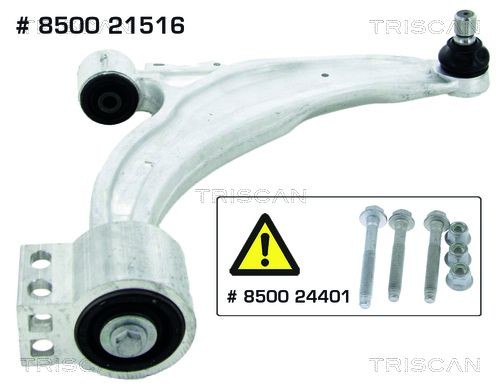 TRISCAN 8500 21516 Suspension arm with ball joint, with rubber mount, Control Arm