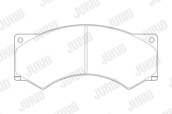 JURID 2901709560 Bremsbeläge für DAF F 800 LKW in Original Qualität