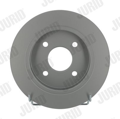 JURID 561375JC Brake disc 253x10mm, 4x108, solid, Coated
