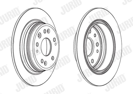 567144 JURID 421x22mm, 8x180, solid Ø: 421mm, Num. of holes: 8, Brake Disc Thickness: 22mm Brake rotor 567144J buy