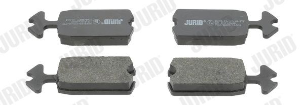 JURID 571210J Brake pad set not prepared for wear indicator, without accessories