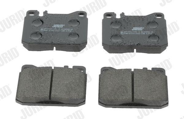 JURID 571372J Brake pad set prepared for wear indicator, without accessories