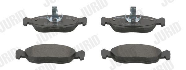 JURID 571902J Brake pad set not prepared for wear indicator, without accessories