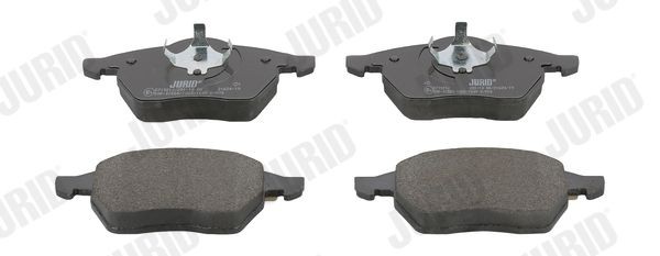 JURID 571921J Brake pad set not prepared for wear indicator, without accessories
